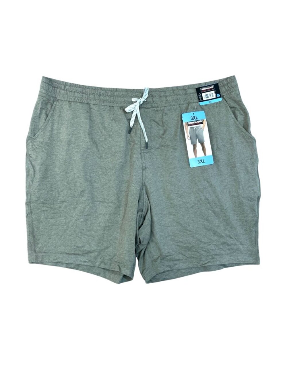 NWT Kirkland Signature Men's 3XL Moisture-Wicking Shorts Tan